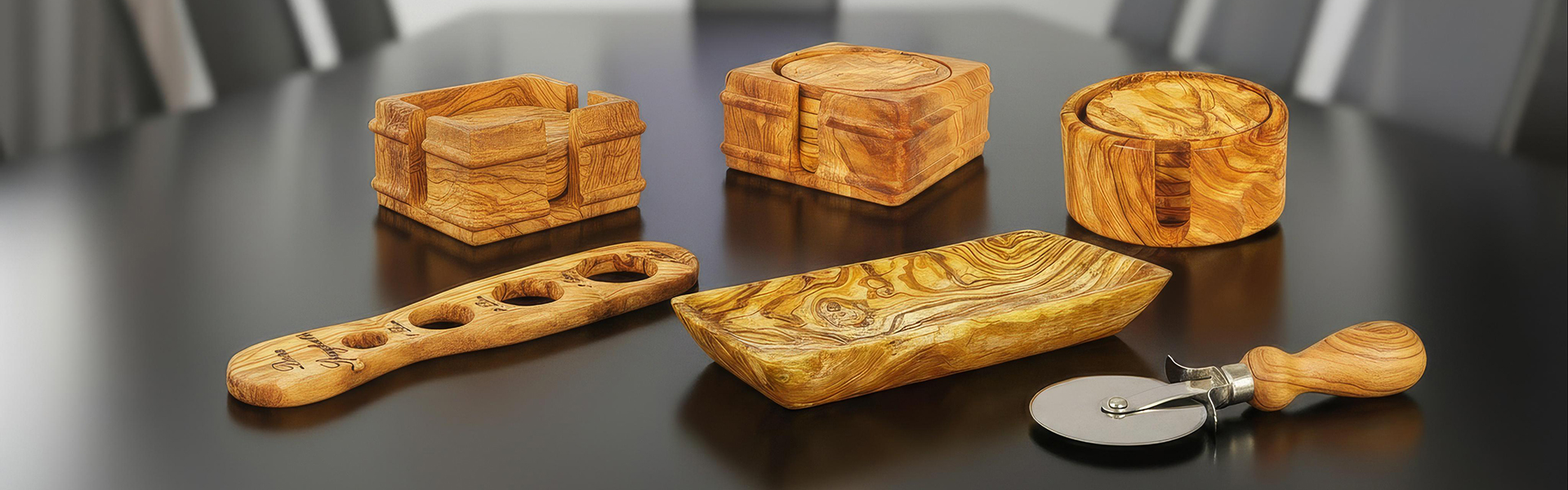 Murano glass and leather corporate gifts