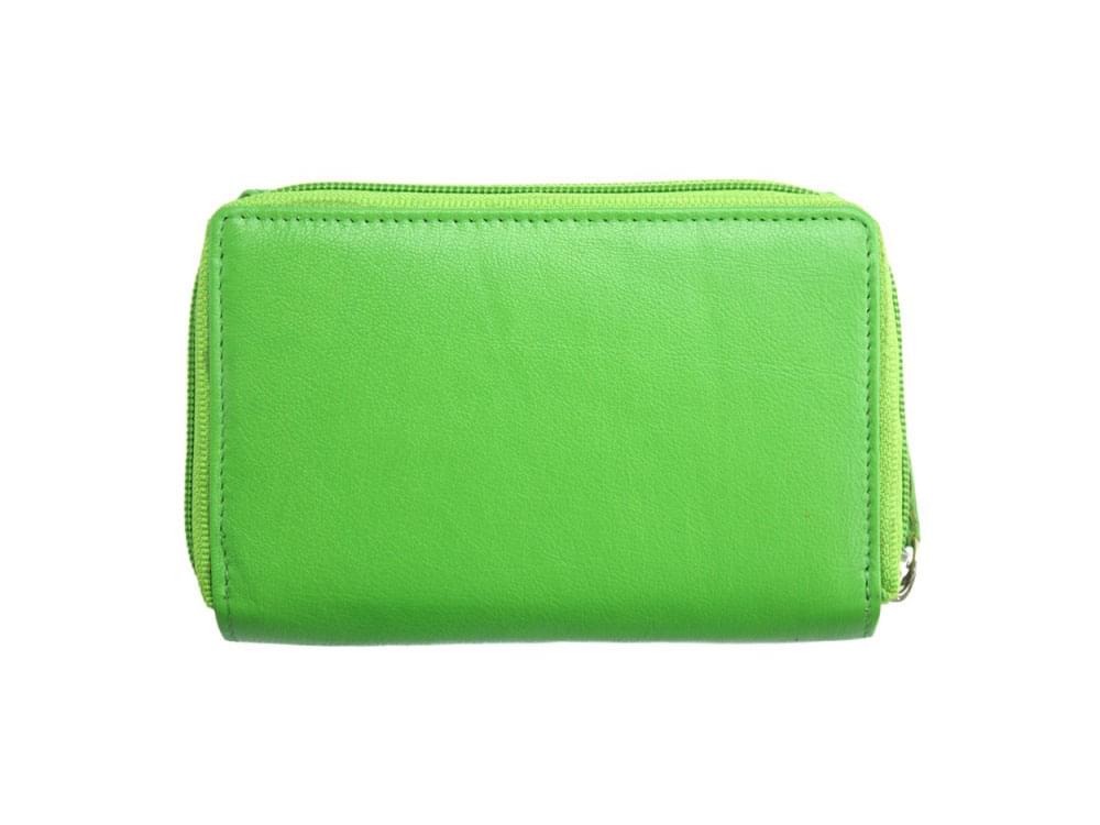 Flavia (lime) - Pretty and practical leather wallet