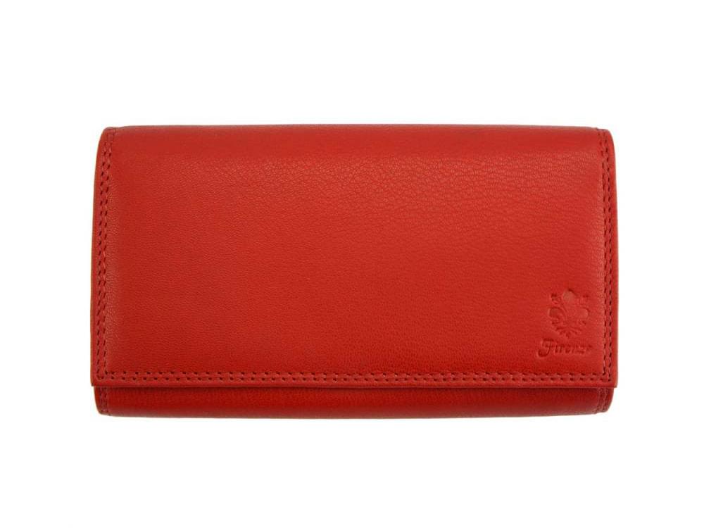 Nicolina (red) - Soft, calf leather wallet