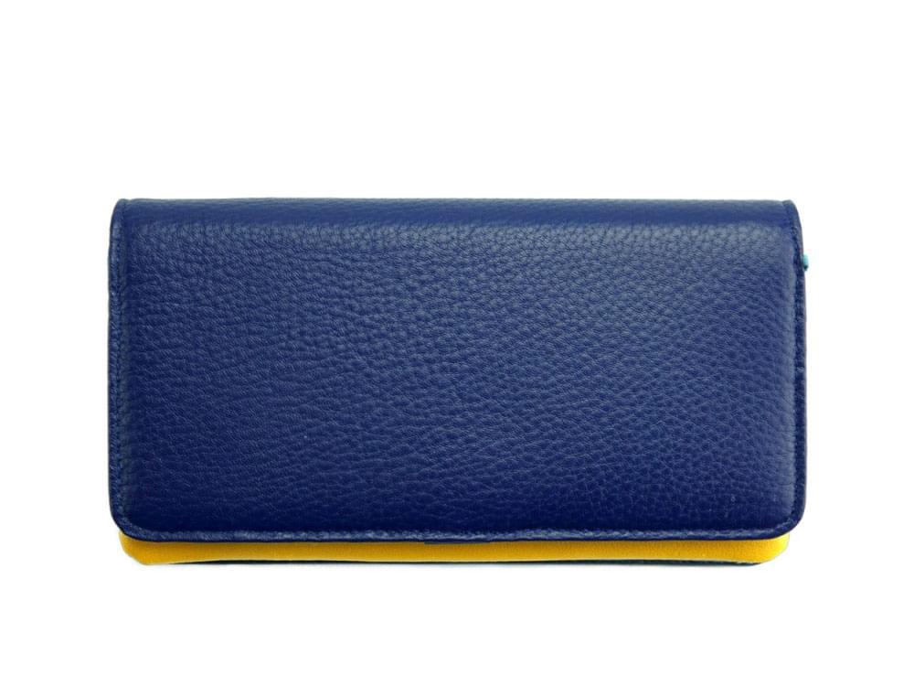 Rosella (Blue) - Soft Italian leather wallet