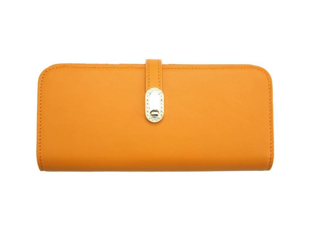 Valentina (yellow) - Patent leather wallet