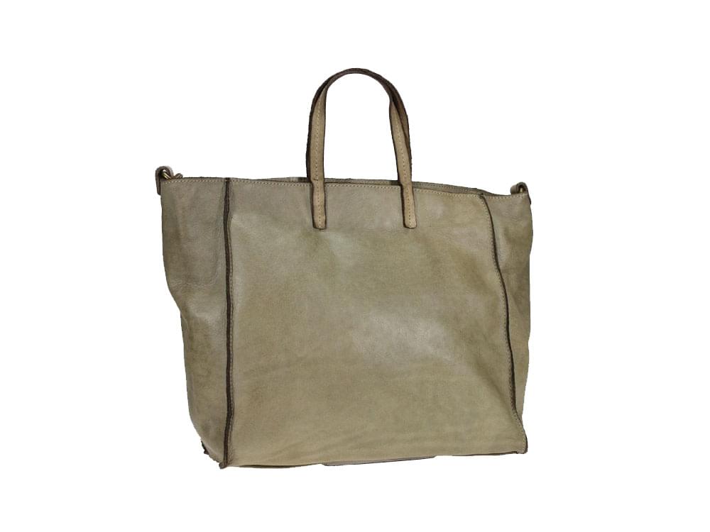 Rieti (taupe) - Soft, luxurious Italian leather bag
