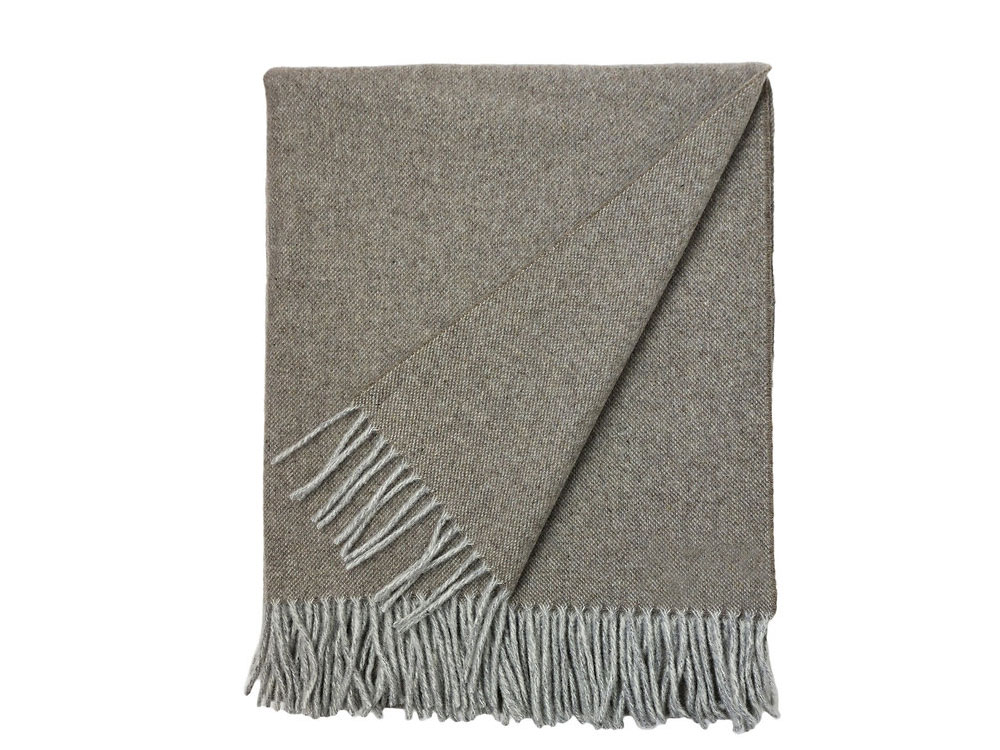 Misto (cappuccino) - Italian Merino Wool Throw
