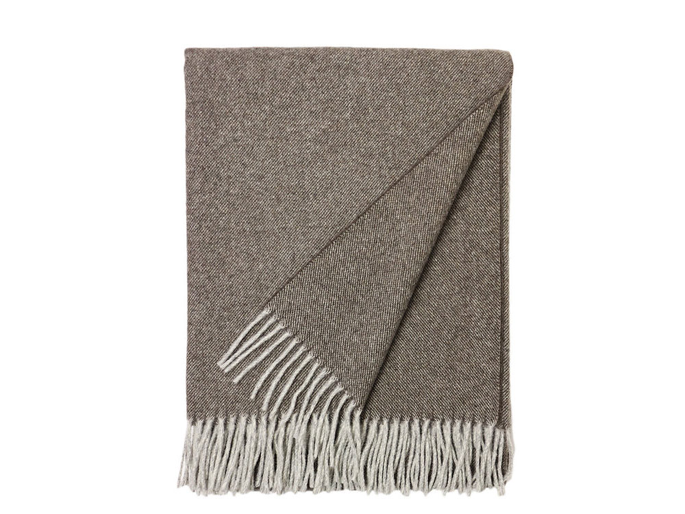 Misto (brown) - Italian Merino Wool Throw