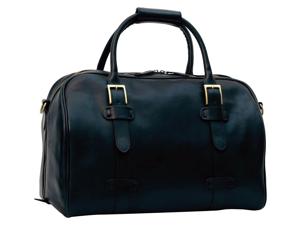 Escursione (black) - Full-Grain Calfskin Travel Bag