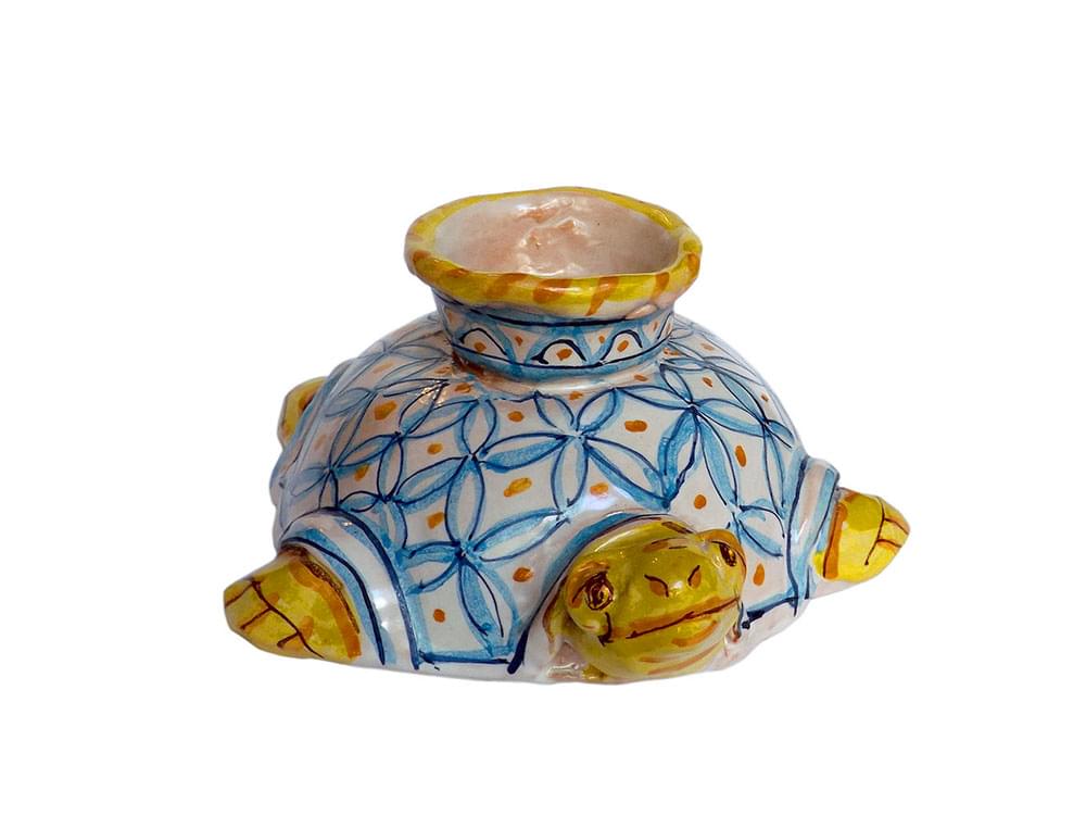 Sea Turtle Handmade, ceramic candle holder