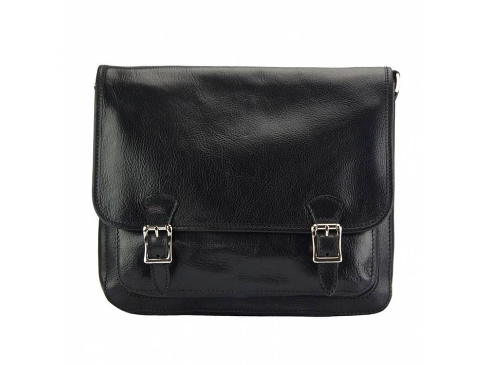 Teora (black) - Elegant and practical messenger bag