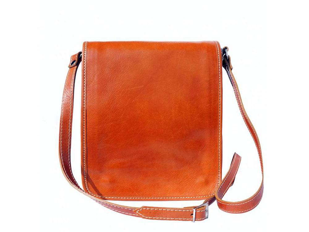 Padula (tan) - Small, calf leather shoulder bag