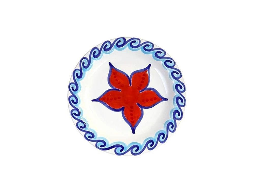 Ninfia - 15cm plate - Handmade, traditional ceramic plate from Sicily