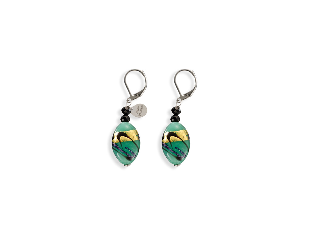 Queen Earrings - Contemporary Murano glass earrings